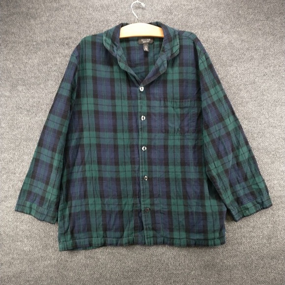 Nordstrom Men's Flannel Button-Up Shirt Multicolor Large Long Sleeve Plaid - Picture 2 of 13